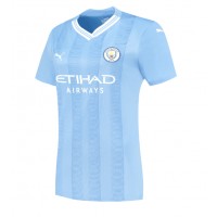 Camisa de Futebol Manchester City Kevin De Bruyne #17 Equipamento Principal Mulheres 2024-25 Manga Curta